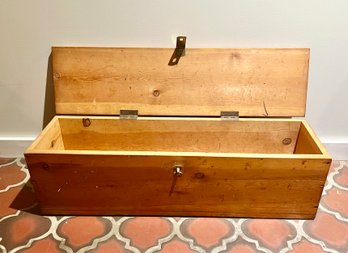 Long Antique Wood Box