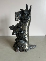 Black Cast Iron 'Monopoly' Dog Door Stop