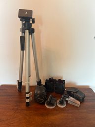 Sony Tele Conversion, Menolta Made In Japan Lens, Selsi Achromatic, And Stand