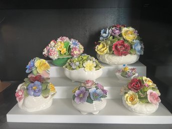 Variety Of Porcelain Flowers