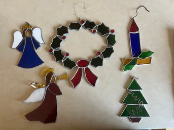 Holiday Stain Glass Decor