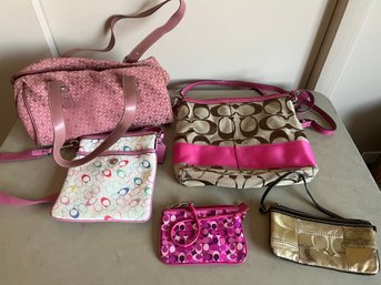 Pink Anyone?! 4 Pink Bags