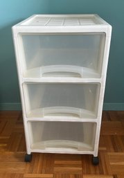 Plastic 3 Draw Storage