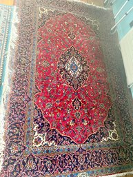 Vintage Traditional Kashan Rug