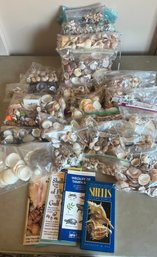 Bags Of Shells, Books And Linseed Oil