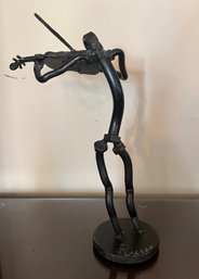 Brutalist Metal Violin Player Signed