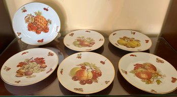 Bavaria Debra Fruit Plates Made In Germany 649C