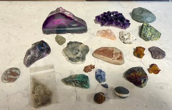 Stones: Aurora Borealis In Stone, Quartz, Amethyst Crystal, Wishing Stones And More