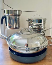 Pans, Steamers, Food Mill And More: All Clad, Cuisinart, Emeril And Analob