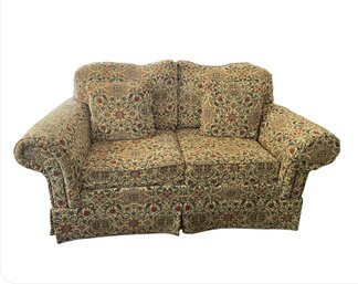 Johnston Benchworks Floral Love Seat