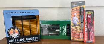 Grilling Basket, Golf BBQ Set, Grillmate And Multipurpose Lighters