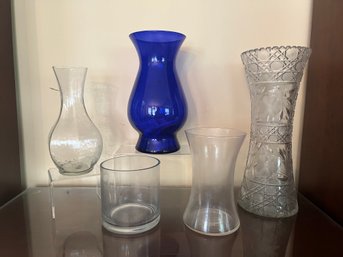 Vases: Blue, Clear, Round, Crystal And More