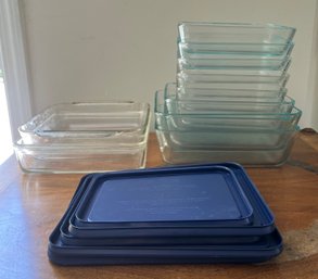 Plenty Of Glass Pyrex Baking And Storage Dishes