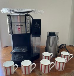 Cuisinart For Illy Coffee Maker, Villeroy And Bach Kimono Akari Espresso Cups & Starbucks Coffee Grinder