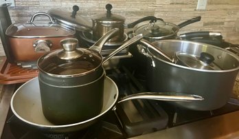 Pots Anyone?! Copper Chef, Muller, Green Pan And More