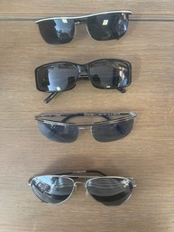 3 Pairs Guess Sunglasses & 1 Pair Of Italy Design Aviator Sunglasses