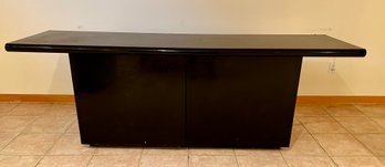 Black Lacquer Side Board Giotto Stoppimo Style