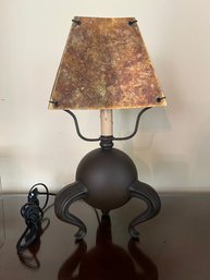 Copper And Bronze Lamp