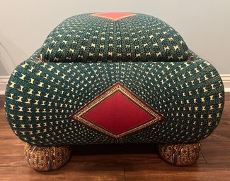 Funky Green Ottoman Maybe Moraccan