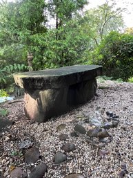 3 Piece Stone Bench