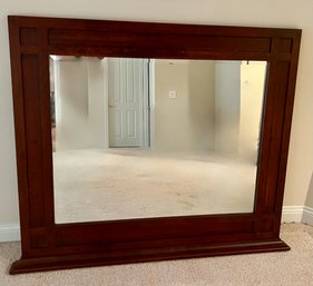 Large Wood Mirror Shelf