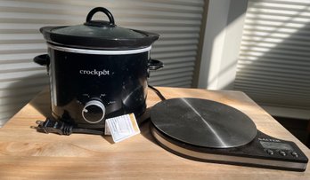 Individual Crockpot And Salter Scale