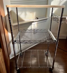 3 Tier Kitchen Rolling Cart