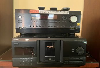 Integra AV Receiver DRX-3.2 And Sony Compact Disc Player CDP-CX235