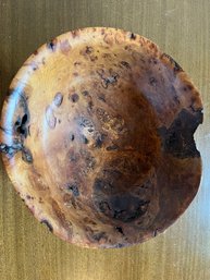 Artistic Wooden Birds Eye Maple Bowl