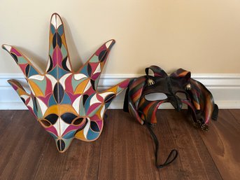 Leather Mardi Gras Masks