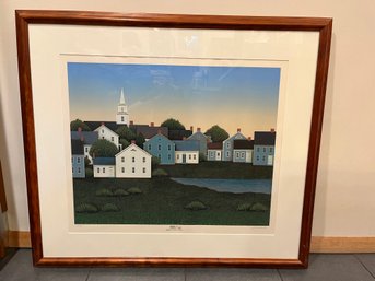 Ted Jeremenko Village Sunrise Print