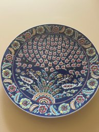 Mavi Gumus Hand Made Decor Plate