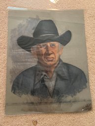 Vintage Portrait Of A Cowboy