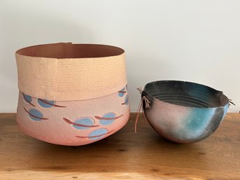 Laura Ross Decorative Art Bowl And Pottery Bowl