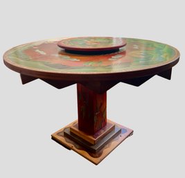 Sticks Whimsical Table With Lazy Susan