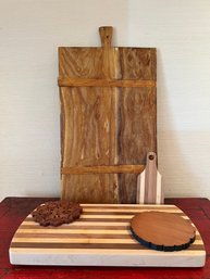 Wooden Cutting Boards, Trivets And Serving Boards