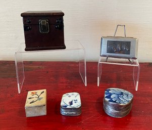 Trinket Boxes Of All Sizes: Enamel, Metal, Wood And More