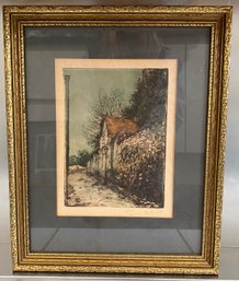 Vintage Paul Trelade French Lithograph