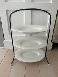 Ceramic 3 Tier Plate Stand Made In Italy