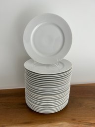 24 White Dinner Plates