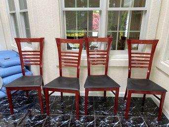 4- Italian Modern Side Chairs