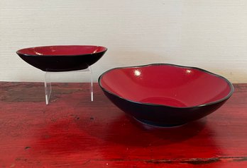2-Art Land Crimson Collection Bowls