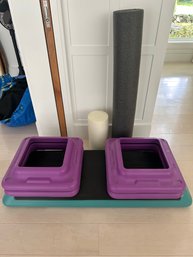 Step Platform, And Foam Rollers