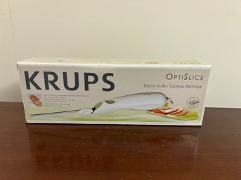 New In Box Krups Optislice Electric Knife
