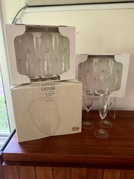 15- Dansk Champagne Glassware