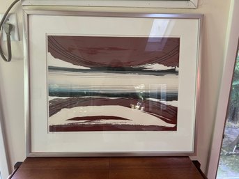 Abstract Landscape Signed, Dated & Numbered  (Clark ?/1982 / 59 Out Of ?)