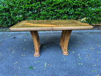 Oak Table With 2 Leaves