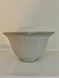 Signed Studio Art Pottery Bowl  10' Diameter  & 5.5' Tall