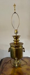 Antique Brass Samovar Server Lamp, Late 19th Century