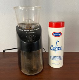 Capresso Coffee Grinder And Cafiza Grinder Cleaner